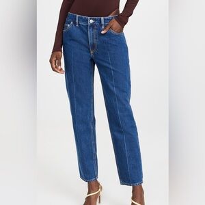 NWT Tibi Elfie Straight Leg Jeans Medium Wash